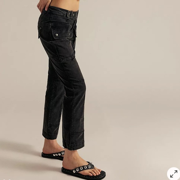 WE THE FREE Hot in the Moto Pants black NWT size 2 - Picture 1 of 11